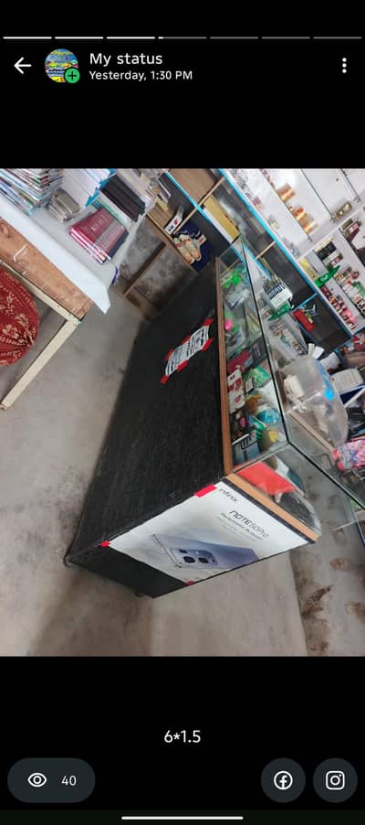 counter 6*1.5 uper sisha lga ha