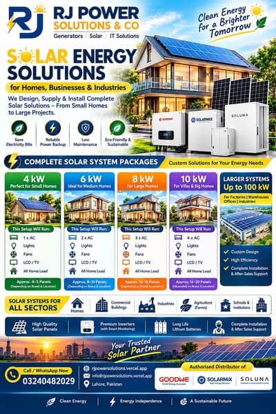 SWITCH TO SOLAR — POWER YOUR FUTURE, SAVE ON ELECTRICITY!