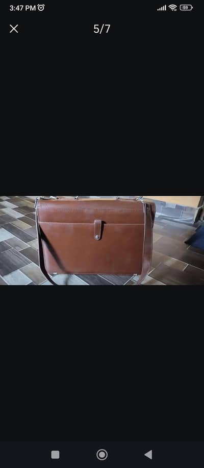 brand new pure leather baig