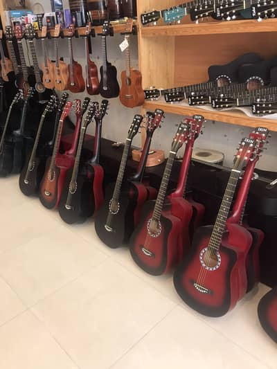 Professional Acoustic Guitar With Truss Rod | Original Wood | Lahore