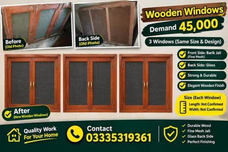 wood windows for sale
