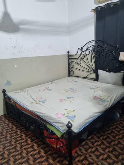 iron bed set good condition 44999/-