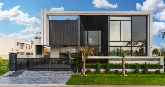 100 Percent Original Add Near Defence Raya And Masjid One Kanal Brand New Modern Ultra Luxury Supreme Location House In DHA Lahore Reasonable Deal