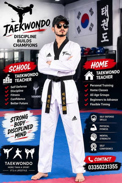 taekwondo teacher black belt