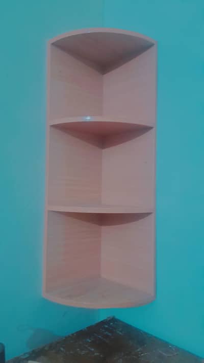 wall corner wood stand