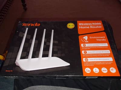 Tenda wireless N300 home router. 4in1.