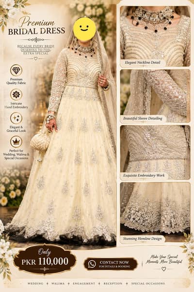 *Premium Bridal Dress | Bridal Maxi | Wedding Dress | *