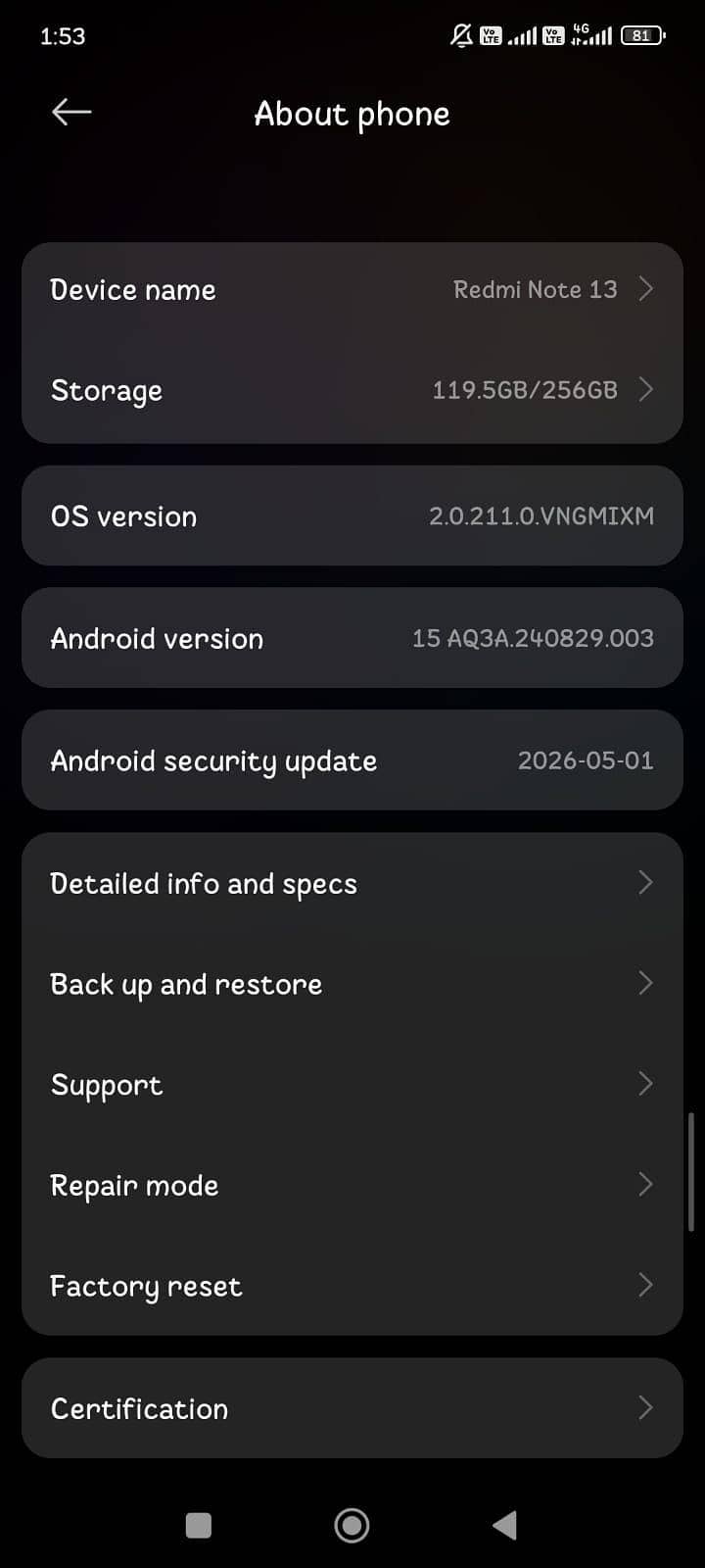 Xiaomi Redmi Note 13 2