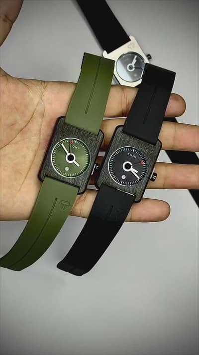 TOMI T-022 Tank Watch Army Green (Magnetic Strap) Brand New