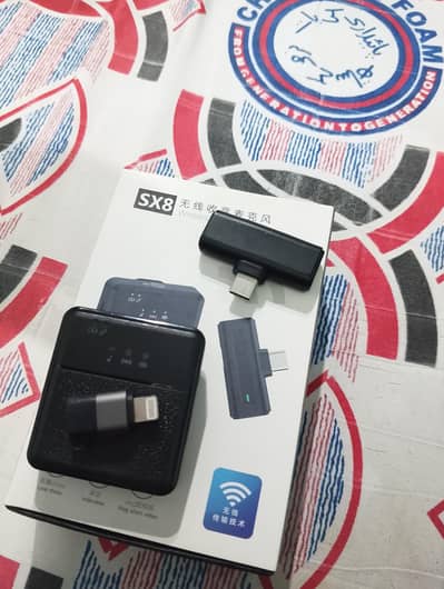 sx8 Wireless mic only 3 time used