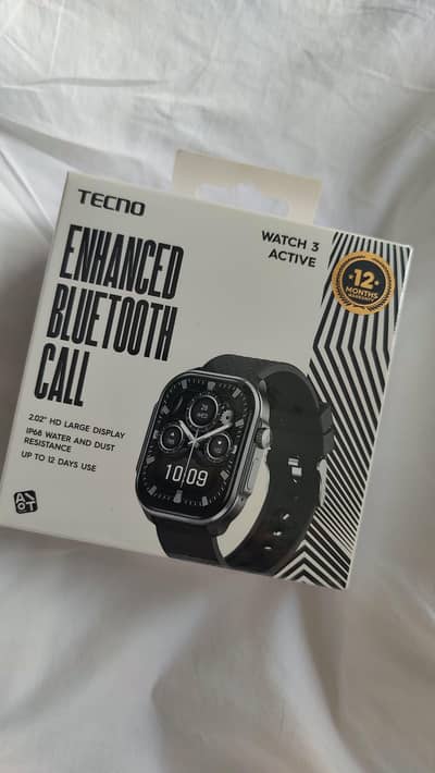 TECNO Watch 3 Active — Brand New & Sealed
