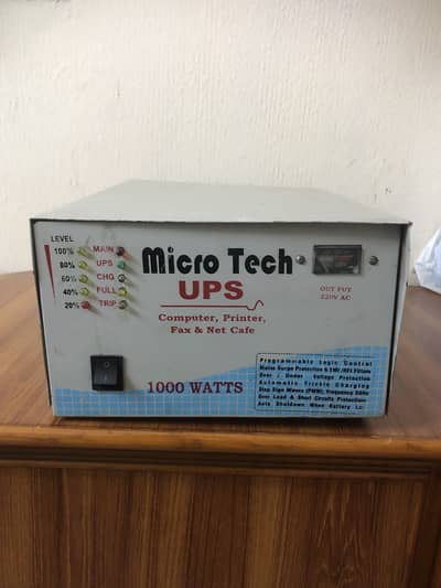 MICROTECH 1000 WATTS UPS