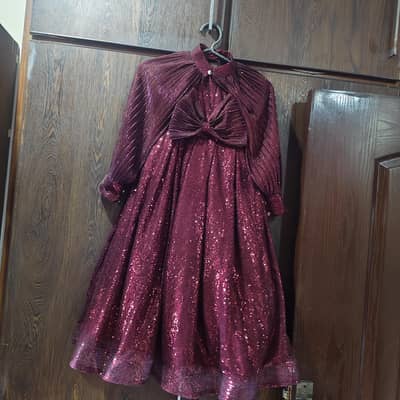 red maxi frock