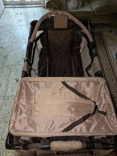 foldable cot for baby 1-4 years baby 3 in 1