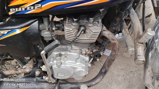 Honda cg125 black colour engine okay