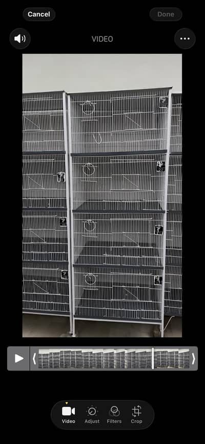 Cages with 10/10 condition and quality