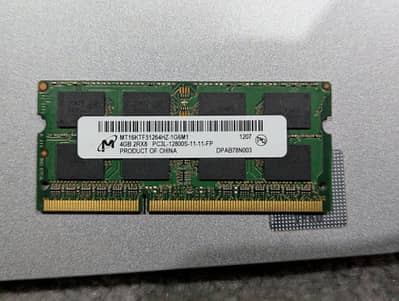 Micron 4GB DDR3L 1600MHz Laptop RAM (PC3L-12800S)