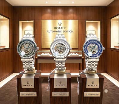 RLX best Quality watch automatic skeleton dial