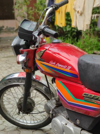 Honda CD 70 only exchange up model