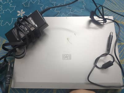laptop with charger cable