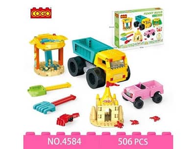 Beach car puzzle Block