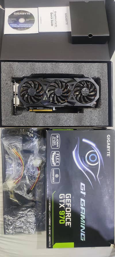 Gigabyte GTX 970 4gb Windforce 3X OC (New Condition) Import from Dubai
