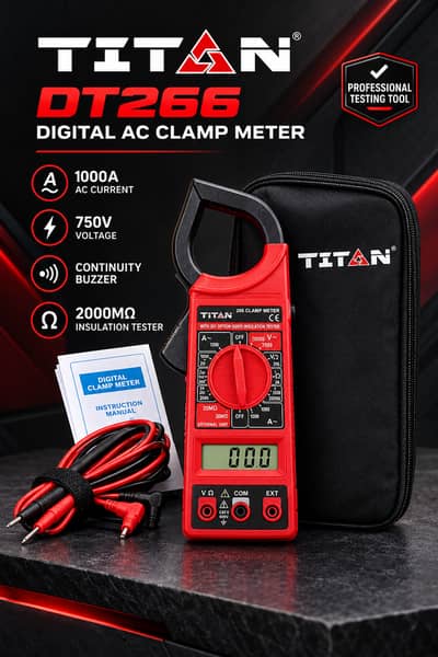TITAN DT266 Digital AC Clamp Meter In Pakistan