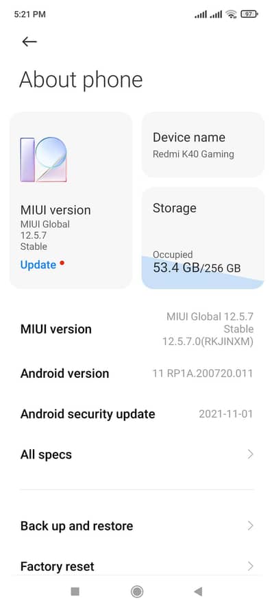 REDMI K40 GAMING MOBILE