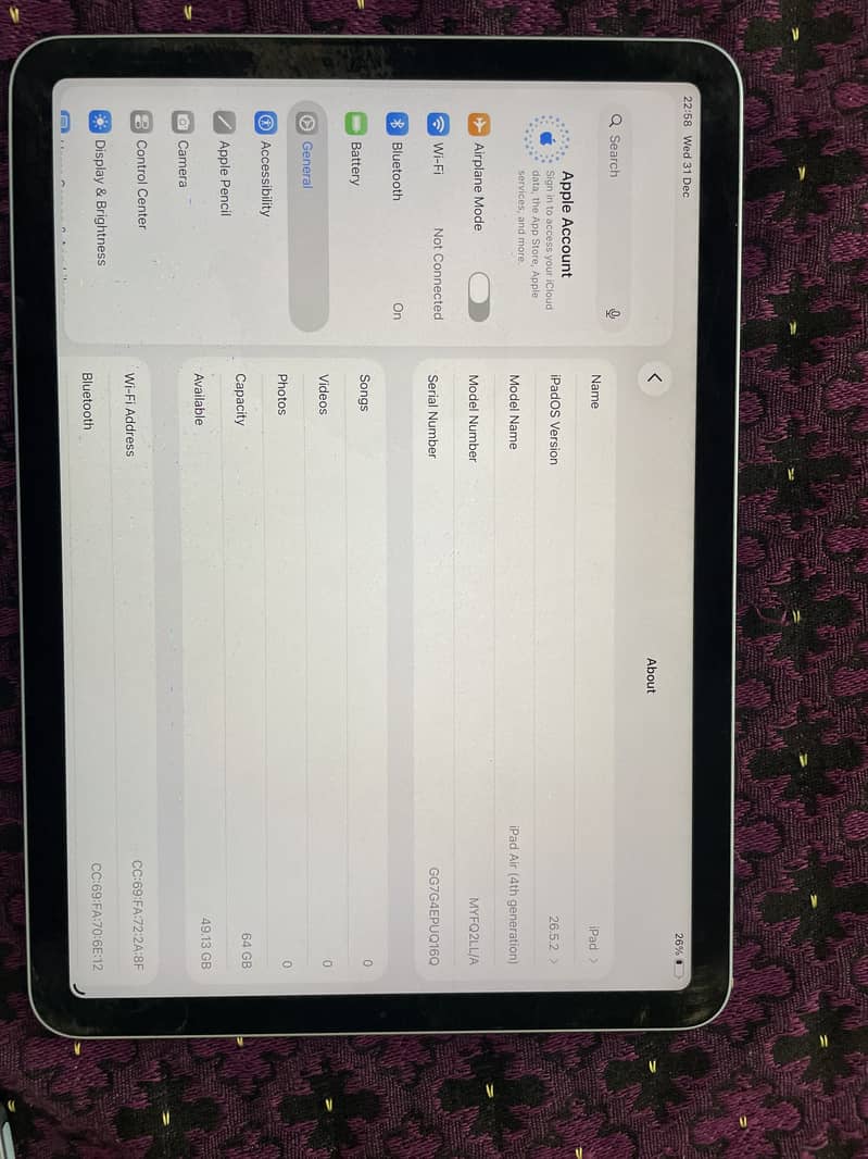 iPad 10 generation 64GB 4