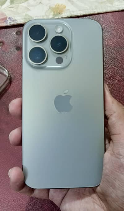 iPhone 15 Pro 128GB — PTA Approved | Natural Titanium