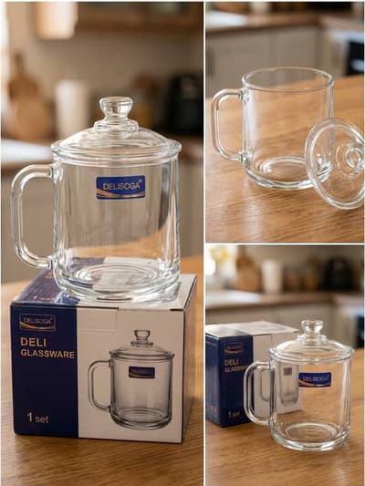 Title mein likhein Delisoga  Mug with lid cover Brand New Box pack