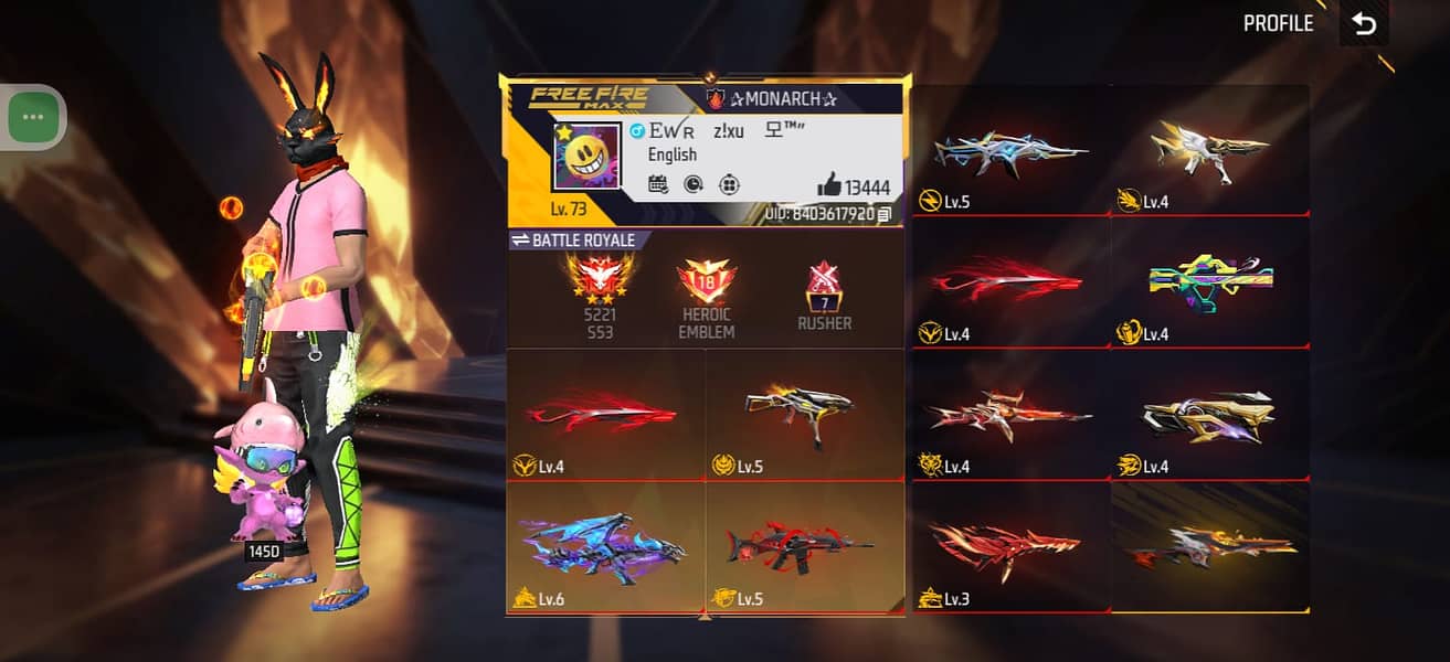 Ff id 73 level 0