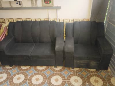 black colour sofa very pretty