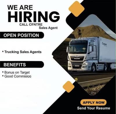 Truck Dispatch Sales Agent Needed-Male & Female Candidates (US Market)