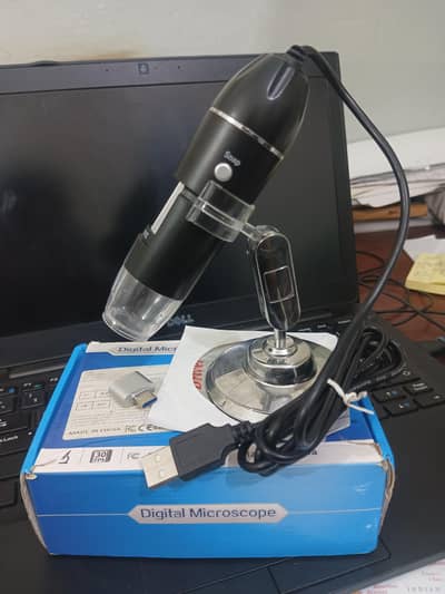 New Digital Microscope with 1600x Zooming. use through mobile n laptop