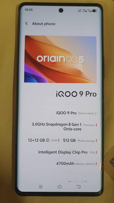 Vivo iQOO 9 Pro