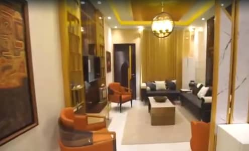 Modern Living Awaits! 2-Bed Drawing Dining 70% work Construction Completed Semi-Furnished Flat Available in Roomi Tower