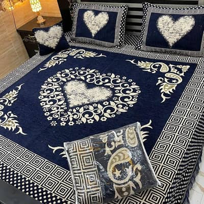 vavlet King size bed sheet available