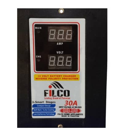 Filco 30A 12V/24V Battery Charger – High Performance