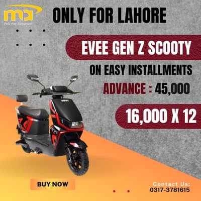 Evee GEN-Z Electric Scooter On Installments