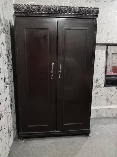 wooden wardrobe