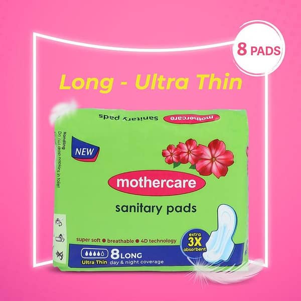 Mothercare- Ultra Thin 8 long Sanitary Pad