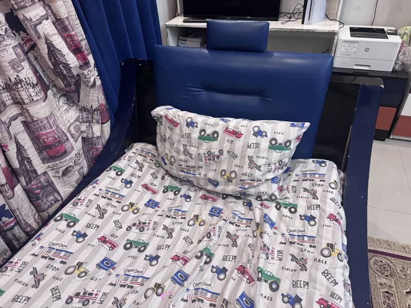 Single bed with side table 3