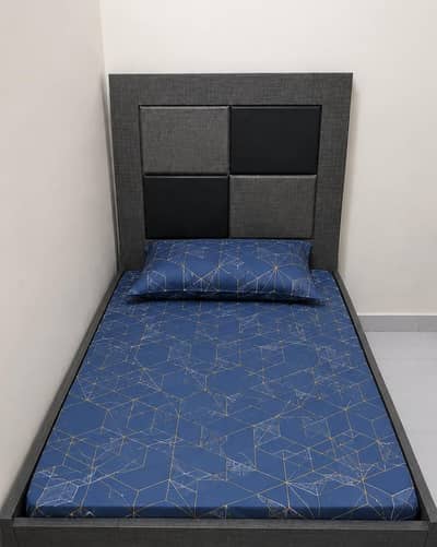 1 Single bed with mattress in reasonable price