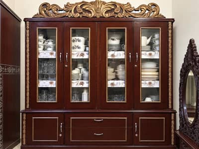 Wooden Crockery Showcase