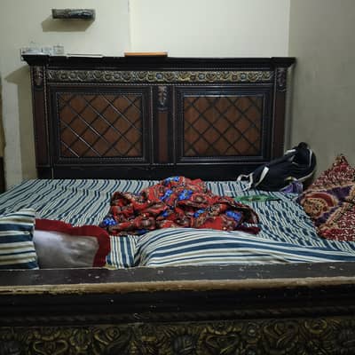 Double Bed Only without mattress