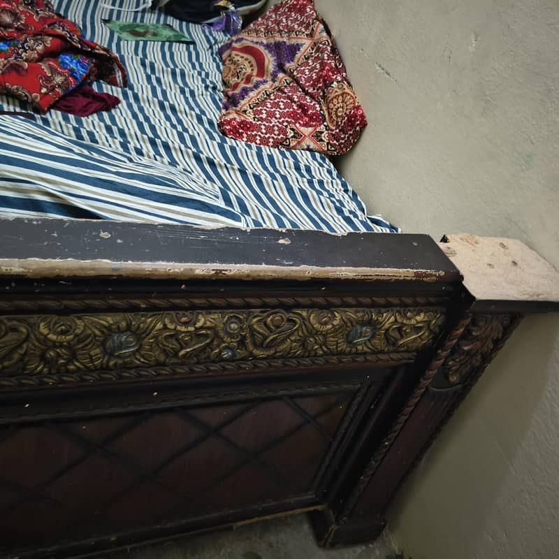 Double Bed Only without mattress 2