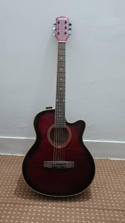 Rocket Electro-Acoustic Guitar - Red Burst (Cutaway Model)