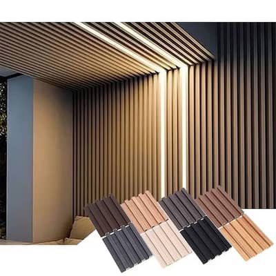 PVC wall panel-Media wall-Pvc wallpaper-Pvc ceiling-Wpc Fluted panel