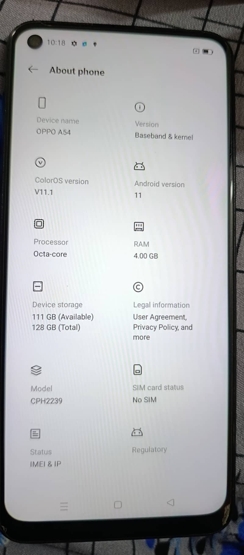 OPPO A54 4